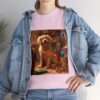 LA Paws & Claws Customized T-shirt--Cartoon Golden Retriever - Image 94