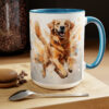LA Paws & Claws Customized Mug 15 oz.--Abstract Golden Retriever - Image 9